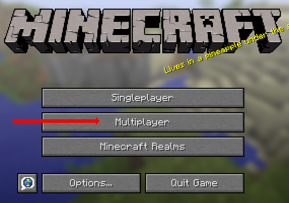 minecraft multiplayer menu
